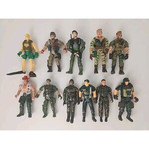 Vintage Mini 4" Solider Action Figures Mix 1990-2000s